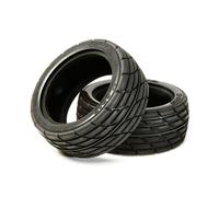 Tamiya 53227 M2 Radial Tires/Tyres (1 Pair) (TA01/TA02/TA03/TL01/TT01/TT02), NIP