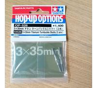 Tamiya 53528 3x35mm Titanium Turnbuckle Shaft (2 Pcs.) Hop-Up Options OP-528