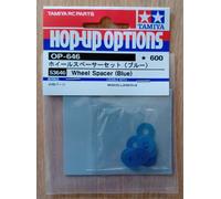 Tamiya 53646 Wheel Spacer Blue 0.05mm (4Pcs) + 1mm (4Pcs) Hop-Up Options OP-646