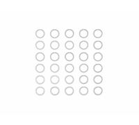 Tamiya 53726 6mm Shim Set (3 Types/ 10 Pcs. Each) (TRF418/TRF419/TA05/TA06/TA07)