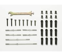 Tamiya 53828 DT-02 Turnbuckle Suspension Arm & Tie-Rod Set, (DT02/Holiday Buggy)