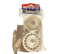 Tamiya 53881 Large Dish Wheels REAR 62/35 White NIP