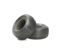 Tamiya 54185 Dual Block Tires Tyres K (4WD/Front, 62/25) Hop-Up Options OP-1185