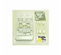 TAMIYA 300054491 1:10 Rally Cockpit Set Left Hand Drive Model Building Accessories White