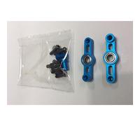 TAMIYA 300054574 - TT-02 Aluminium Steering Lever Set, Anodised Blue