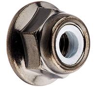 Tamiya 54642 4mm Flange Lock Nuts (Black, 8 Pcs.) (Wheel Nuts/TT01/TT02/DT02)