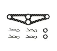 Tamiya 54783 Touring Car Carbon Body Mount Crossmember (Rear), XV-02/TRF420, NIP