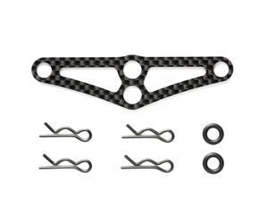 Tamiya 54782 Touring Car Carbon Body Mount Crossmember (Front) XV-02/TRF420/XM01