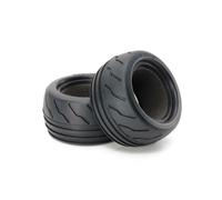 Tamiya 54830 T3-01 Rear Wide Semi-Slick Tires/Tyres, (Dancing/Dual Rider/T301)
