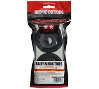 Tamiya 54861 Rally Block Tires (Soft, 1 Pair), (TA01/TA02/TT01/TT02/TL01/XV-01)