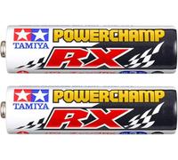 Tamiya 55119 Mini 4WD Battery, Power Champ RX, 2 Packs (AA Alkaline Batteries)
