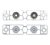 Tamiya 56519 - Radio Control - Chrome Rim Accessory 30 mm.