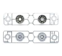 Tamiya 56519 - Radio Control - Chrome Rim Accessory 30 mm.