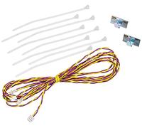 Tamiya 56551 MFC LED Set, 3 mm, Yellow, Length: 1100 mm, Model Building, Accessories for RC Vehicle/Remote Controlled car, Tuning Parts