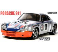 Tamiya 58571 Porsche 911 Carrera RSR TT-02 RC Kit (CAR WITHOUT ESC)