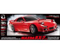 Tamiya 58648 1:10 RC Mazda RX-7 (FD3S) Drift S.TT-02D Remote Control Car, Vehicle, Model Building, Assembly, Hobby, RC Kit, Unpainted