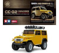 Tamiya 58715 Toyota Land Cruiser 40 CC-02 RC Car Assembly Kit (NO ESC)