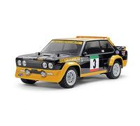 TAMIYA 58723 1:10 RC Fiat 131 Abarth Olio Fiat MF-01X - Remote Controlled Car, Vehicle, Model Building, Assembly, Hobby, RC Kit, Unpainted