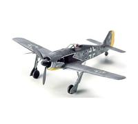 TAMIYA 300060766 Military 300060766-1:72 Focke Wulf Fw 190 A-3, Aviation, Aeroplane, Faithful Replica, Plastic Kit, Crafts, Model Kit, Assembly, Unpainted, Multi-Coloured