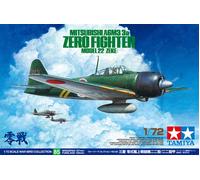 Tamiya 60785 Mitsibushi A6M3/3a Zero Fighter Model 22 Zeke (1:72 Scale)