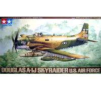 Tamiya Douglas A-1J Skyraider U.S. Air Force Plane Model Kit Scale 1:48 61073