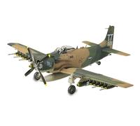 Tamiya 61073 1/48 Douglas A-1J Skyraider USAF Plastic Model Airplane (US IMPORT)