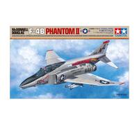 Tamiya 61121-000 Vehicle 61121 1:48 F-4B Phantom II Mcdonnell Douglas Faithful Replica, Model Building, Plastic Kit, Crafts, Hobby, Model Kit,
