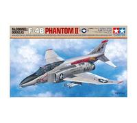 Tamiya 61121-000 Vehicle 61121 1:48 F-4B Phantom II Mcdonnell Douglas Faithful Replica, Model Building, Plastic Kit, Crafts, Hobby, Model Kit, Assembly, Unpainted