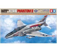 Tamiya 61121-000 Vehicle 61121 1:48 F-4B Phantom II Mcdonnell Douglas Faithful Replica, Model Building, Plastic Kit, Crafts, Hobby, Model Kit, Assembly, Unpainted