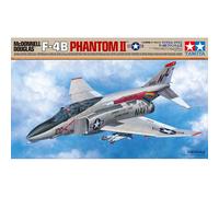 Tamiya 61121-000 Vehicle 61121 1:48 F-4B Phantom II Mcdonnell Douglas Faithful Replica, Model Building, Plastic Kit, Crafts, Hobby, Model Kit, Assembly, Unpainted