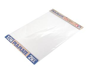 TAMIYA 70124 Plastic Plate 1.0 mm Pack of 2 257 x 364 mm White
