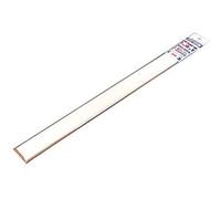 TAMIYA 70131 Square Profile 5 x 5 mm Pack of 6 Plastic 400 mm White