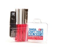 TAMIYA 74023 Builder's 8pcs Screwdriver Set PLASTIC MODEL KIT CRAFT TOOLS