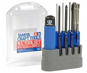 Tamiya 74085 Craft Tools R/C TOOL SET 8pcs.f/ Wheel-Change Super Handy Track