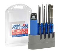 Tamiya RC Modelling Craft Hobby 8 Piece Tool Set Screwdriver Wrench 74085