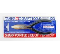 Tamiya 74123 Craft Tools Sharp Pointed Side Cutter For Plastic (Slim Jaw)