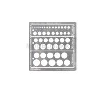 TAMIYA 74150 Modeling Template Round 1-10 Mm