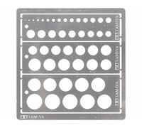 Tamiya 74150 Modeling Template Round 1-10mm Modeling