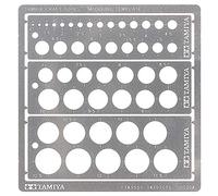 Tamiya 74150-Stencil, Polyethylene (3) 1-12.5 mm, Model Making, DIY, Accessories, 300074150, 74150-000