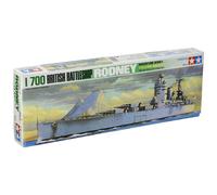 Tamiya 77502 1/700 British Rodney Battleship Plastic Model Boat Kit