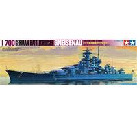 Tamiya 77520 German Battlecruiser Gneisenau Model Kit Scale 1:700