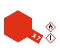 Tamiya 81007 Acrylic Resin Special Paint Red Glossy 23Ml New