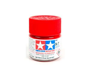 Tamiya 81507 Acrylic Mini X-7 Red