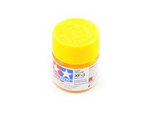 TAMIYA 81703 - Acrylic Paint Mini Matt Yellow 10ml Ink Bottle xf-3