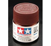 Tamiya 81709 - Mini Acrylic Paint, Matte Burgundy 10 ml Bottle, XF-9