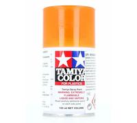 TAMIYA 85073 TS-73 Orange Transparent/Clear Gloss, 100 ml Spray Paint for Plastic Model Making, Model Making and Craft Accessories, Spray Paint for Model Making, Orange Transparent, 75 ml