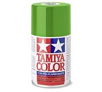 TAMIYA 86021 PS-21 Green Polycarbonate Spray Paint for Plastic Model Making, Model Making and Craft Accessories, Spray Paints for Model Making
