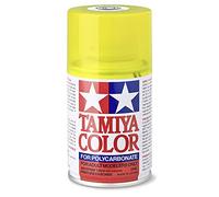 TAMIYA 86042 PS-42 Translucent Yellow Polycarbonate 100 ml - Spray Paint for Plastic Model Making, Model Making and Craft Accessories, Spray Paints for Model Making
