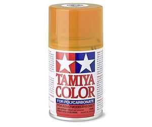 TAMIYA 86043 PS-43 Translucent Orange Polycarbonate 100 ml Spray Paint for Plastic Model Making and Craft Accessories