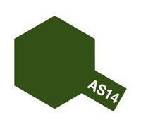 Tamiya 86514 Synthetic Spray AS14 Olive Green USAF (100ml) Modeling
